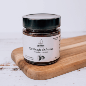 Tartinade de fraises biologiques