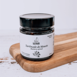 Tartinade de bleuets biologiques