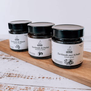 Trio de tartinades bio